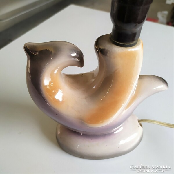 Art ceramic bird-shaped lamp for sale!