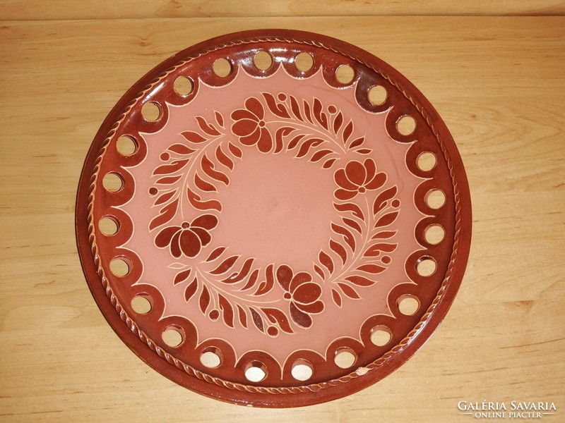Retro ceramic wall plate - diameter 26 cm (39/d)
