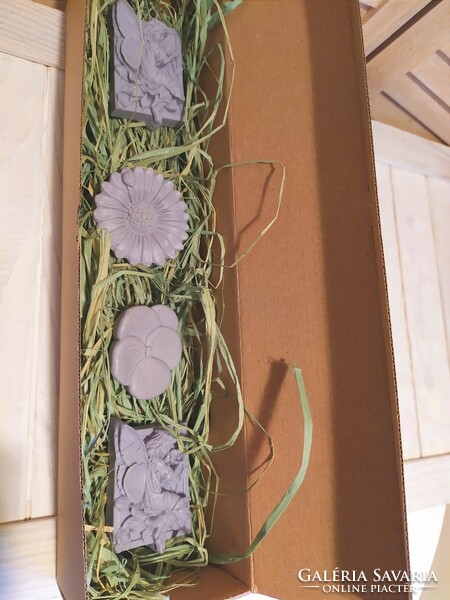 Box lavender soaps, fairies, flowers