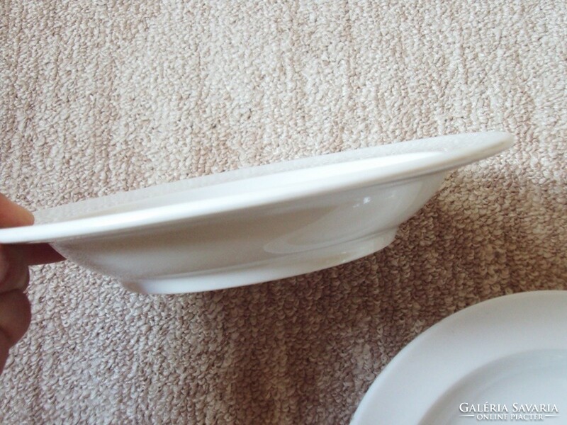 Retro porcelán régi mély tányér 2 db