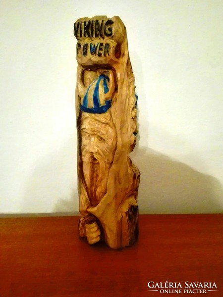 Wood carving.