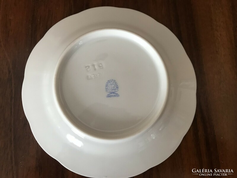 Herendi tányérka a Pápai Húskombinát 75 évfordulójára díszdobozban