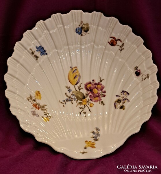 Antique porcelain bowl, table centerpiece (l3706)