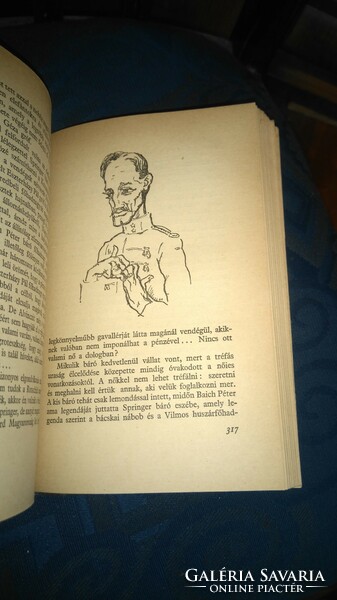 Gyula Krúdy: the hero of the blue tape 1956 fiction - illustrated by Ferenczy Béni