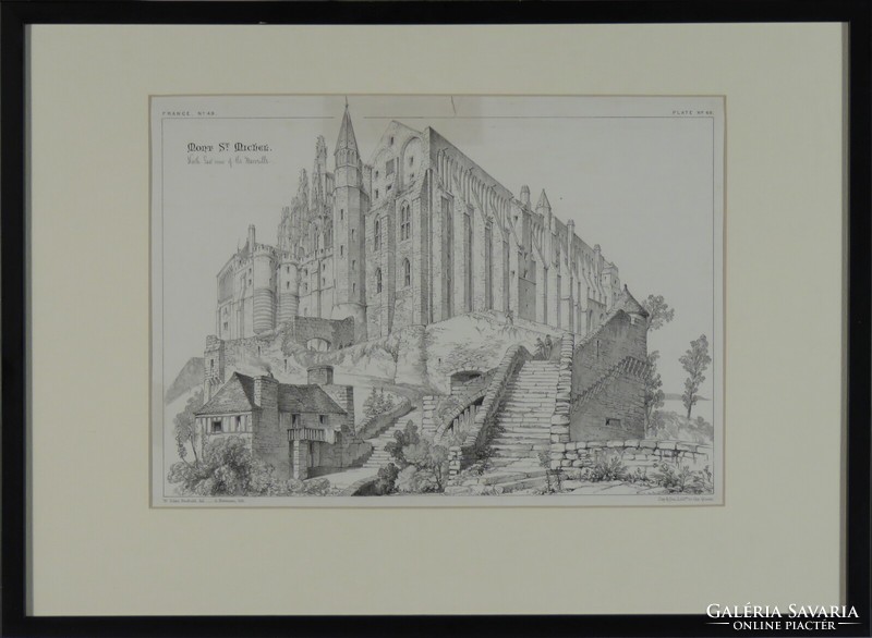 A. Newman : French cathedrals mont st michel