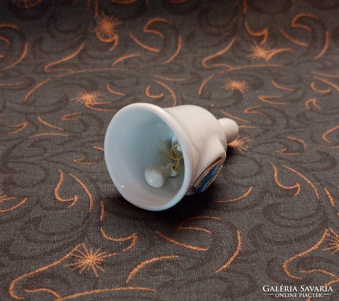 Amerikai porcelán csengő, New York-i utazási emlék