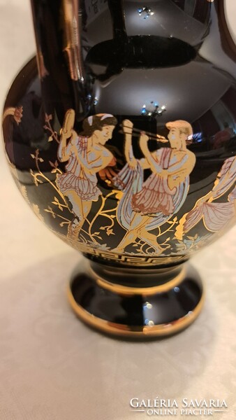 Antik görög mintás kerámia váza (M3713)