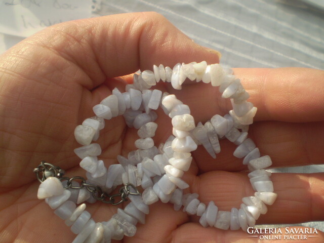 165 Ct, 45 cm chalcedony chain cheap