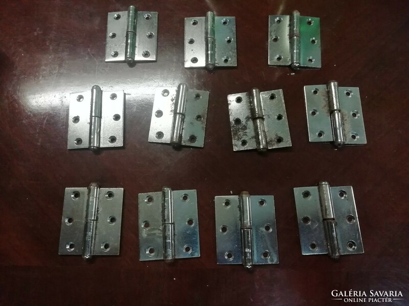 Old furniture, door, window hinges, 11 pcs