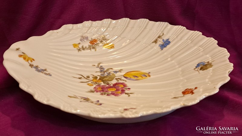 Antique porcelain bowl, table centerpiece (l3706)