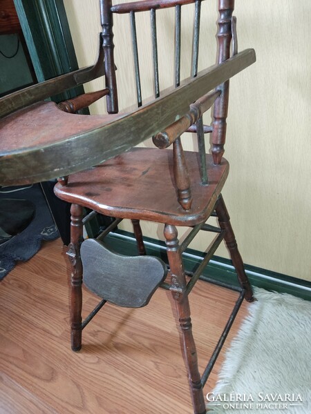 Old folding high chair