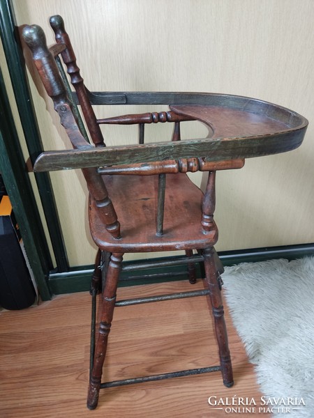 Old folding high chair