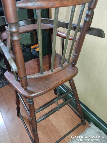 Old folding high chair