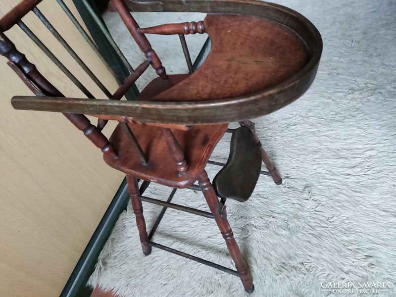 Old folding high chair