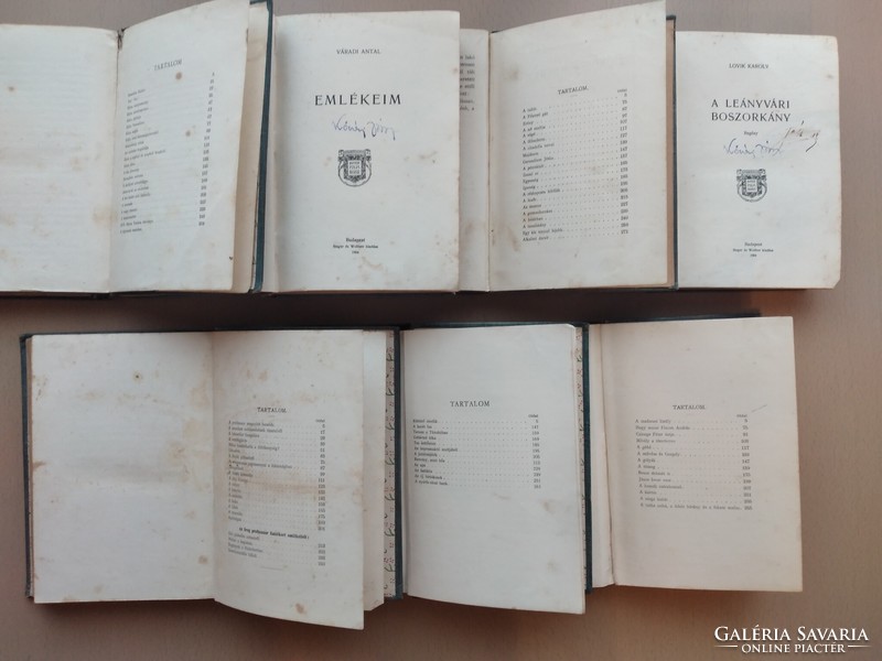 Vidám könyvek sorozat 1904-1905-ös kiadás