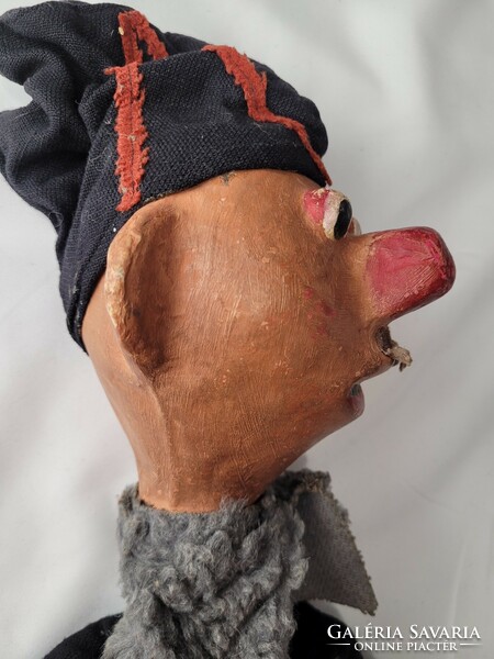 Antique, large hand puppet, puppet toy, circa 1900s, rarity!!!