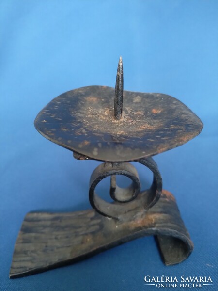 Wrought iron candle holder