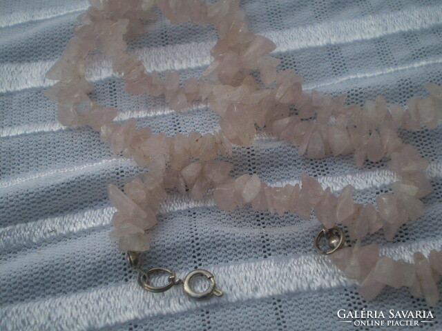 185Ct, 1cm rose quartz necklace at the cheapest price