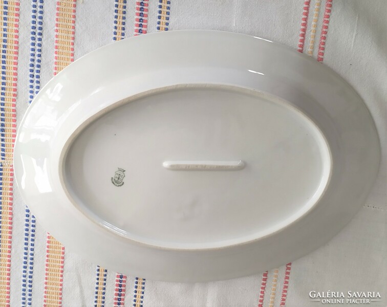 Czechoslovak mcp white porcelain pie plate/serving plate for sale!