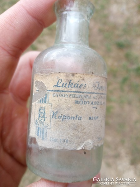 Old, pharmacy label, bottle, 30 ml