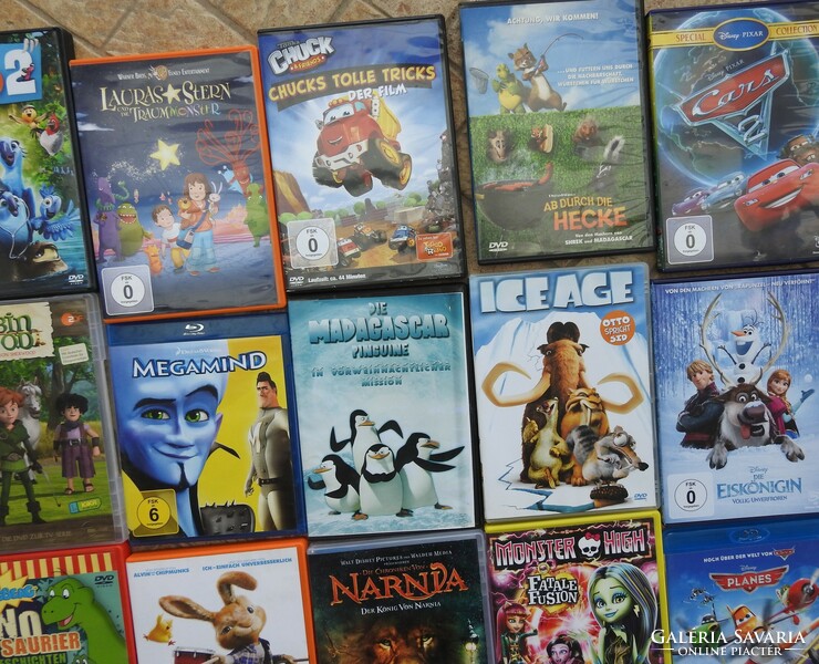 German language movies and some games on cd / dvd together