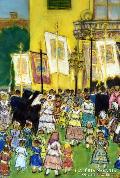 István Révész (1887 - 1973) procession