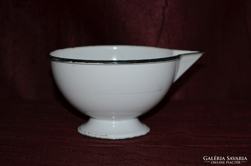 Enamel apothecary pot / mixing bowl ( dbz 0098 )