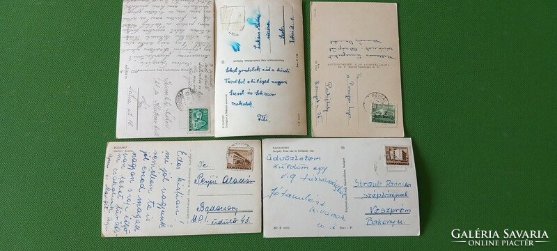 5 postcards