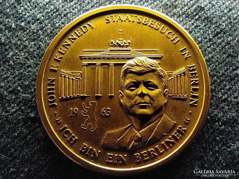 Usa 35. President john f. Kennedy in Berlin 1963 commemorative medal (id64581)