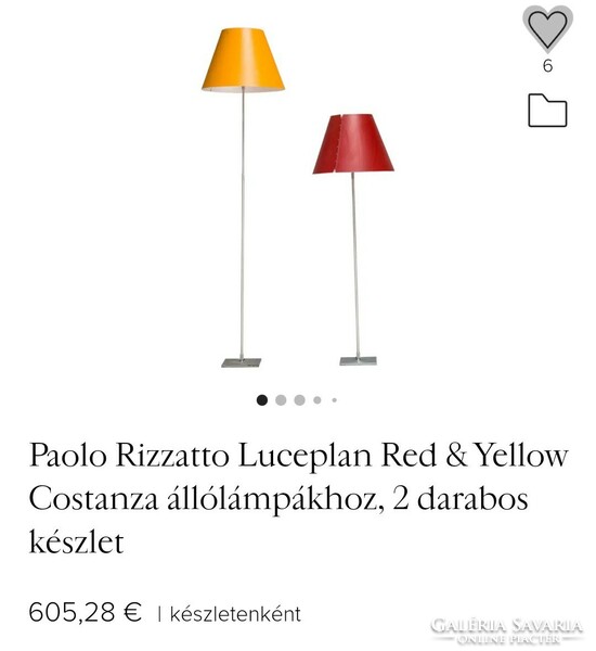 Paolo rizzatto design luceplan Italian chrome floor lamp negotiable!