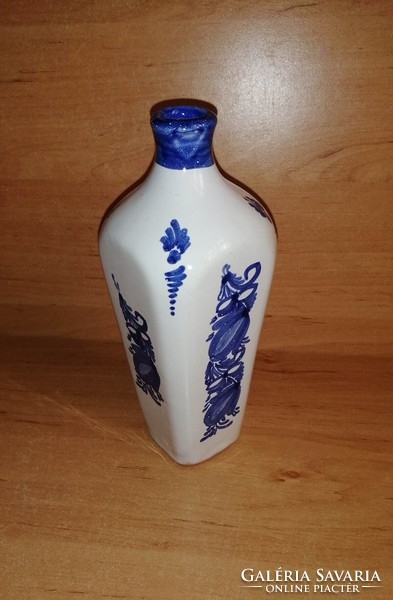 Glazed ceramic vase marked: homann a. Malév 17 cm high (2/d)