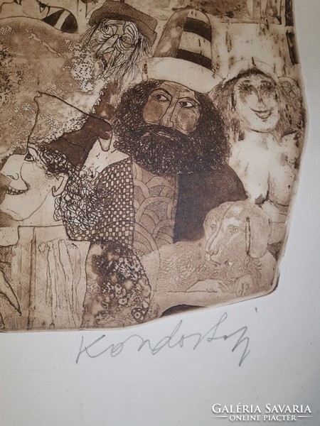 Kondor Louis etching boccacio
