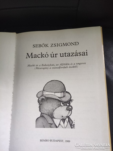 Mr. Mackó's travels - Zsigmond Sebók.