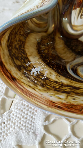 Malta valletta seashell art glass shell, glass bowl