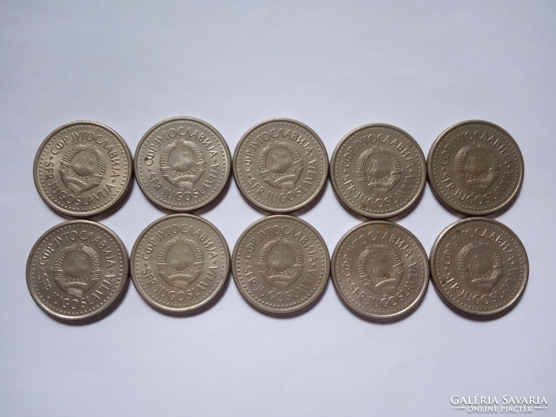 Nice 1 dinar 1990 - 1991 !! 10 pieces !!