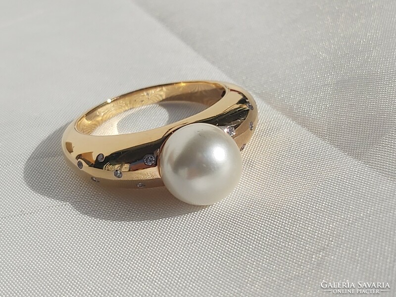 Aranyozott ezüst gyűrű