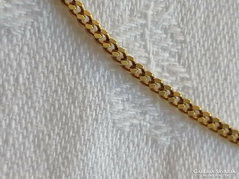 Panzer pattern 18k gold necklace