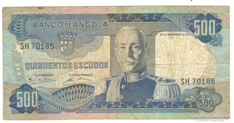 500 escudos 1972 Angola