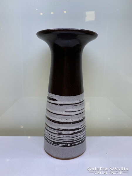Kerámia váza 1960-as evek 21cm