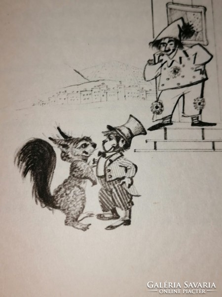 Jenő Józsi Tersánszky: Misi's Squirrel Adventures with Rónay Emi's beautiful graphics 1975