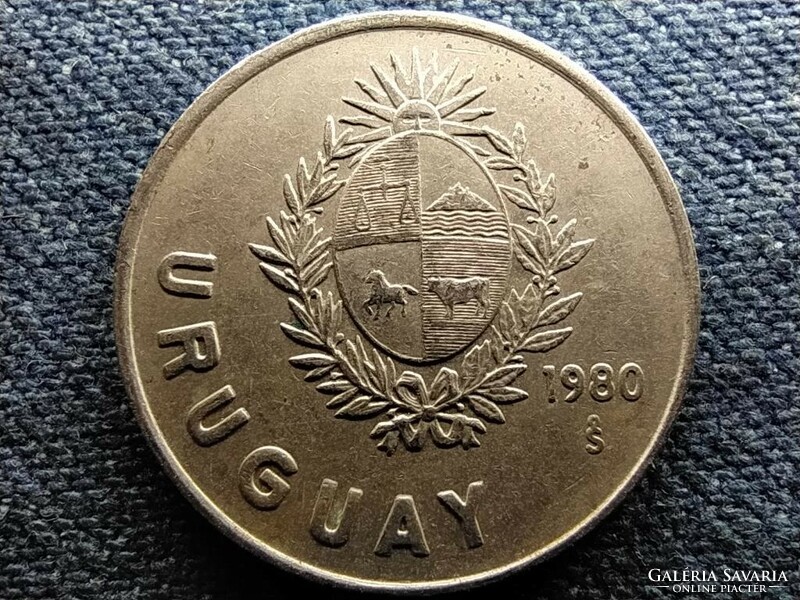 Uruguay Oriental Republic of Uruguay (1825- ) 1 new peso 1980 so (id66905)