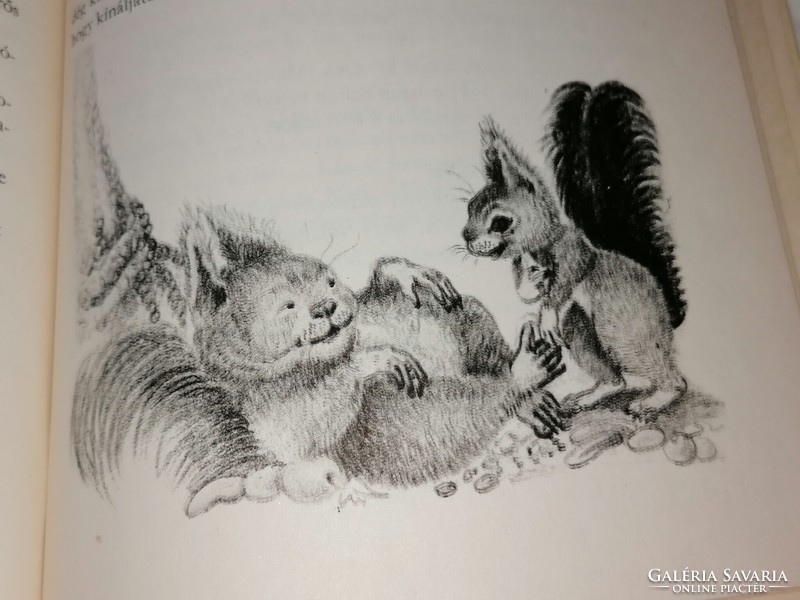 Jenő Józsi Tersánszky: Misi's Squirrel Adventures with Rónay Emi's beautiful graphics 1975