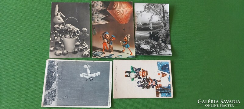 5 postcards