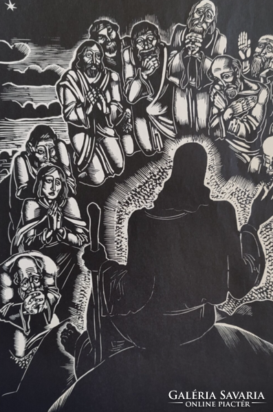 Hanna Dallos (1907-1945): our father, 10 woodcuts