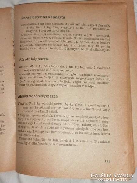 Ilona Horváth cookbook 1984. 2.