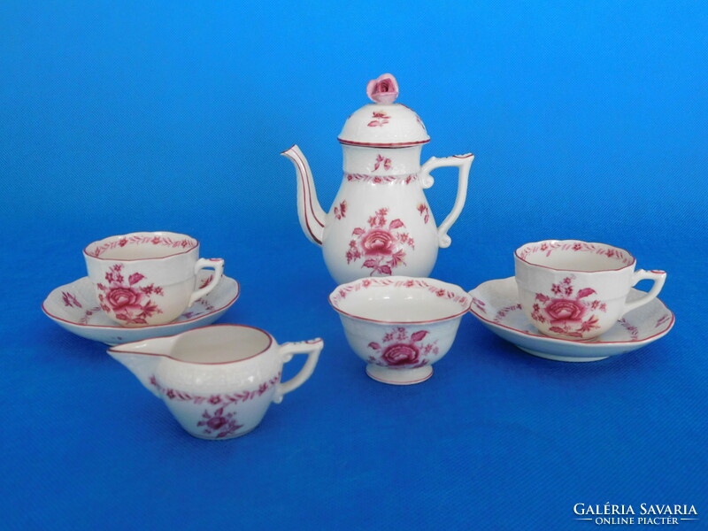 Herend 1943 antique nanking bouquet pattern 2-piece coffee set