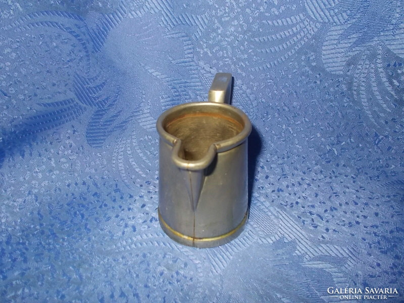 Antique small art deco metal spout for hacker and companion