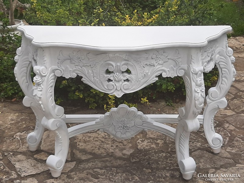 Beautiful baroque richly carved console table, provence!