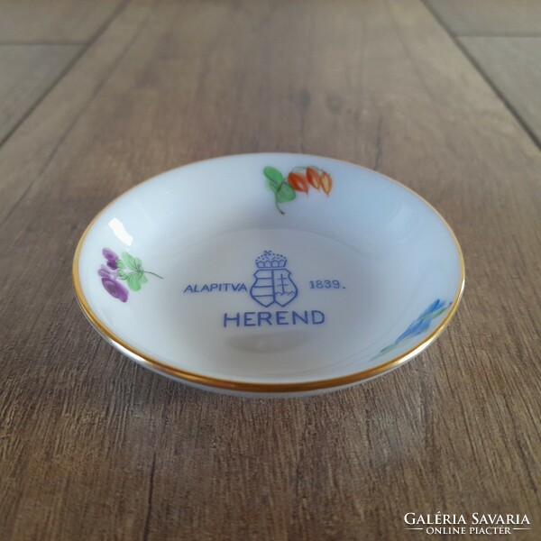 Antique Herend coat of arms bowl