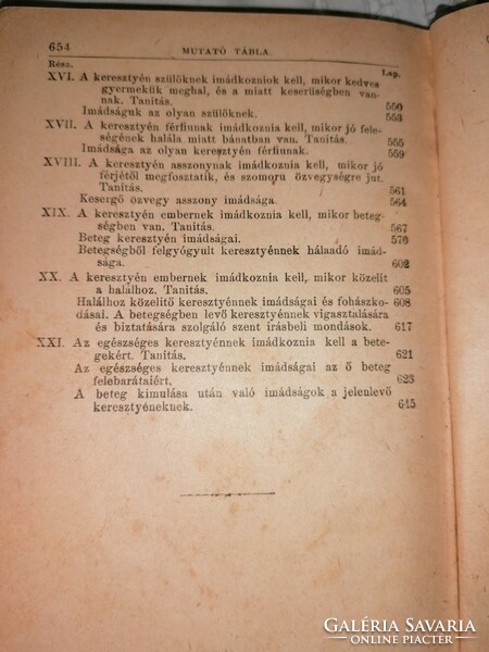 Keresztyéni tanitások és imádságok  1905  kiadás!